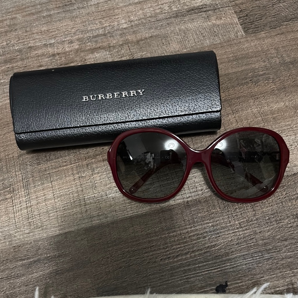 Burberry Women's Burgundy Sunglasses